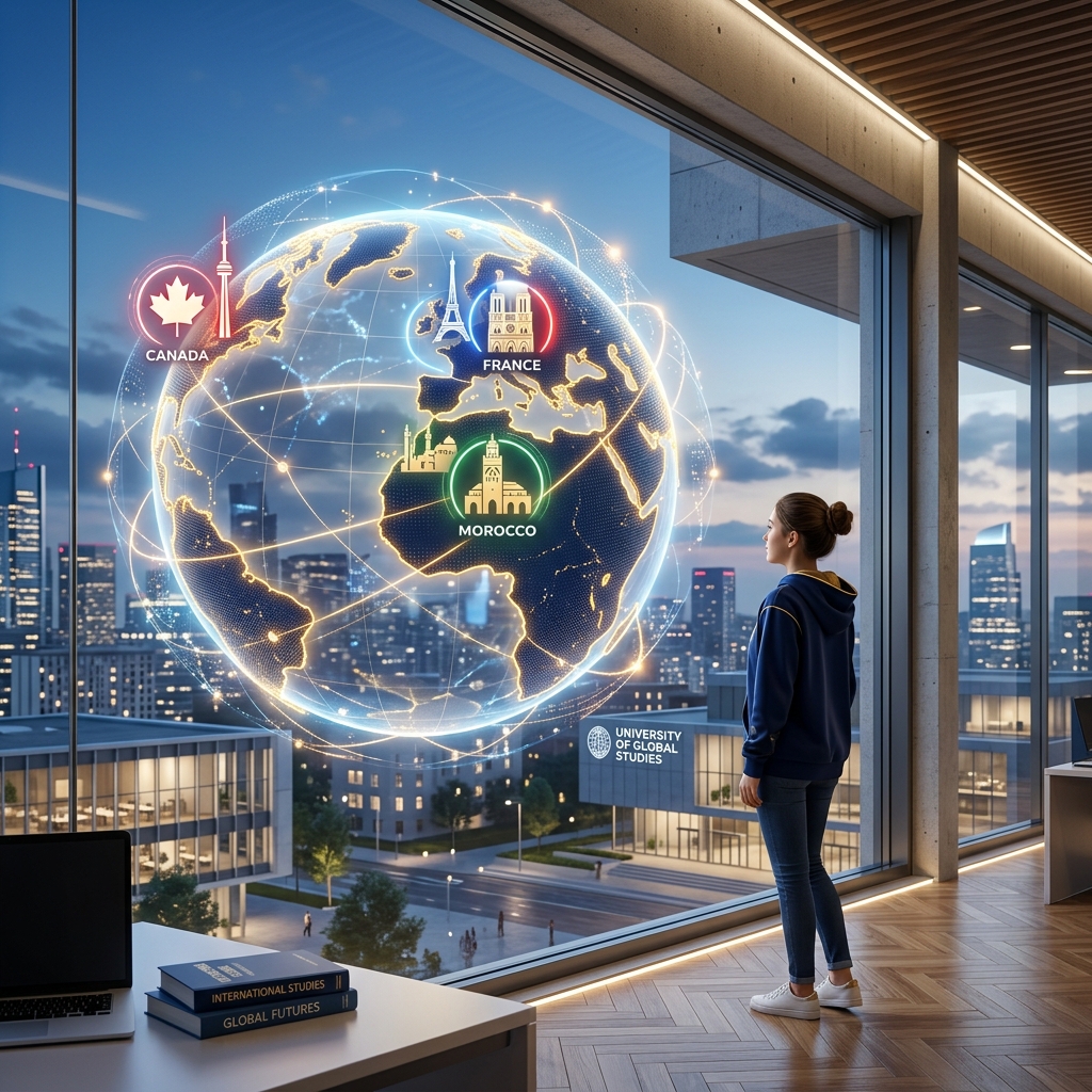 Illustration des études à l'international avec SuccessPrepa